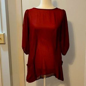 Lily white chiffon top